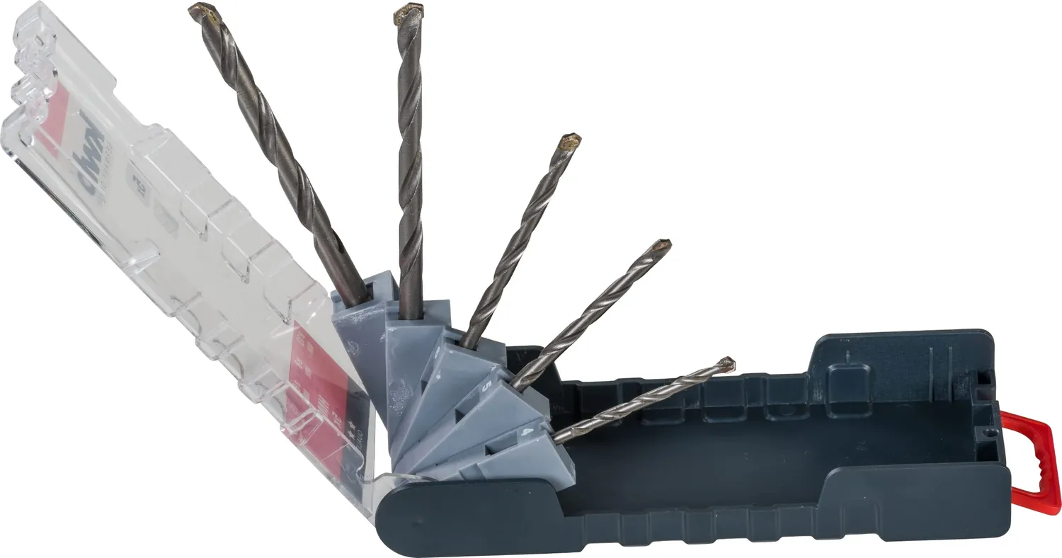 KWB PowerBox punte muratura 5 pz 4-10 mm placchetta dura