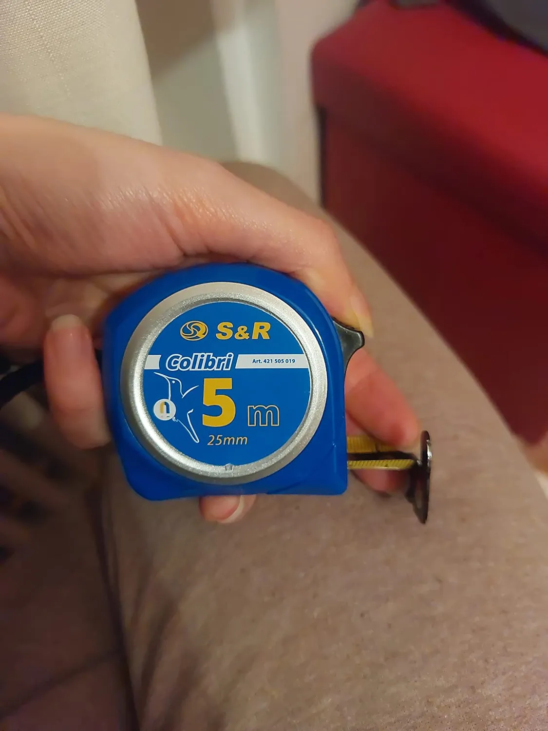S&R Colibri Metro a Nastro Magnetico 5 m x 25 mm