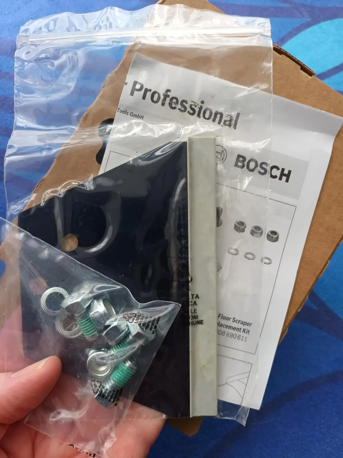 Bosch Expert PRO SDS plus ricambio raschietto 130mm