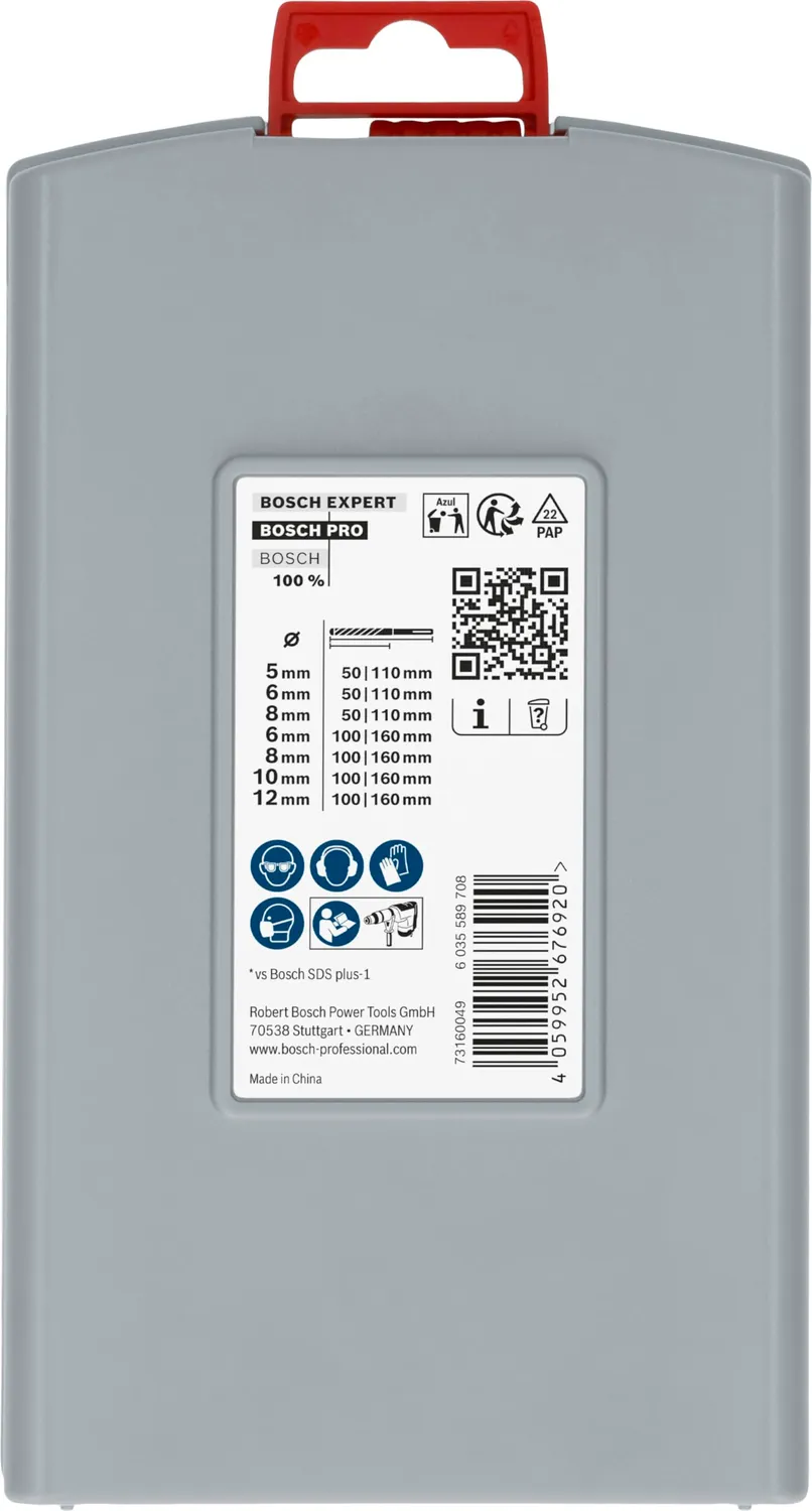 Bosch Expert SDS plus-5X punte cemento 7 pz set