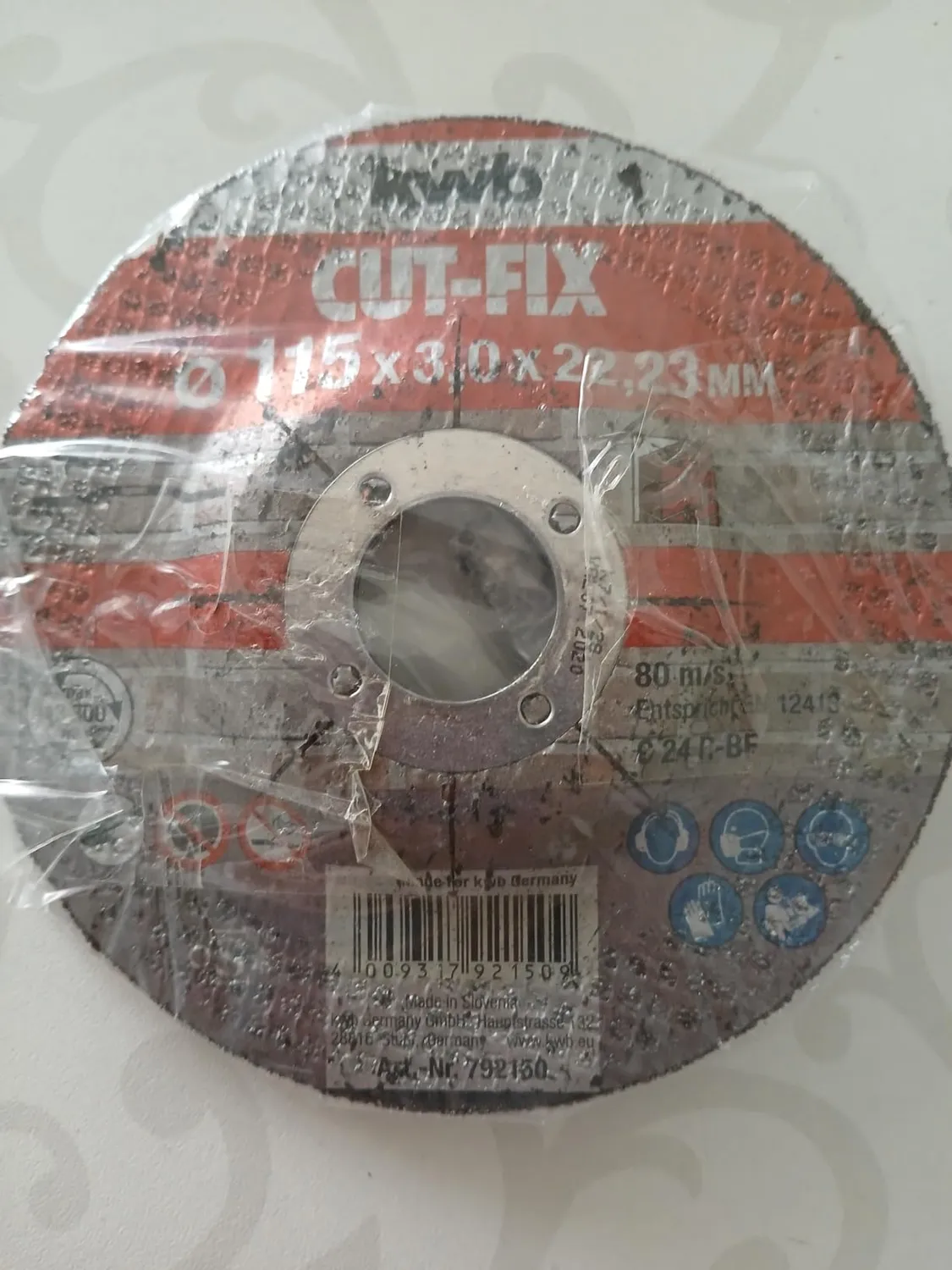 KWB Cut-Fix 792150 disco pietra 115 mm bombato