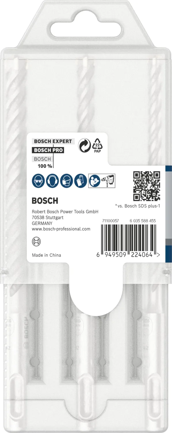 Bosch Expert PRO SDS plus-5X punte martello 6/8/10 mm set 3 pezzi