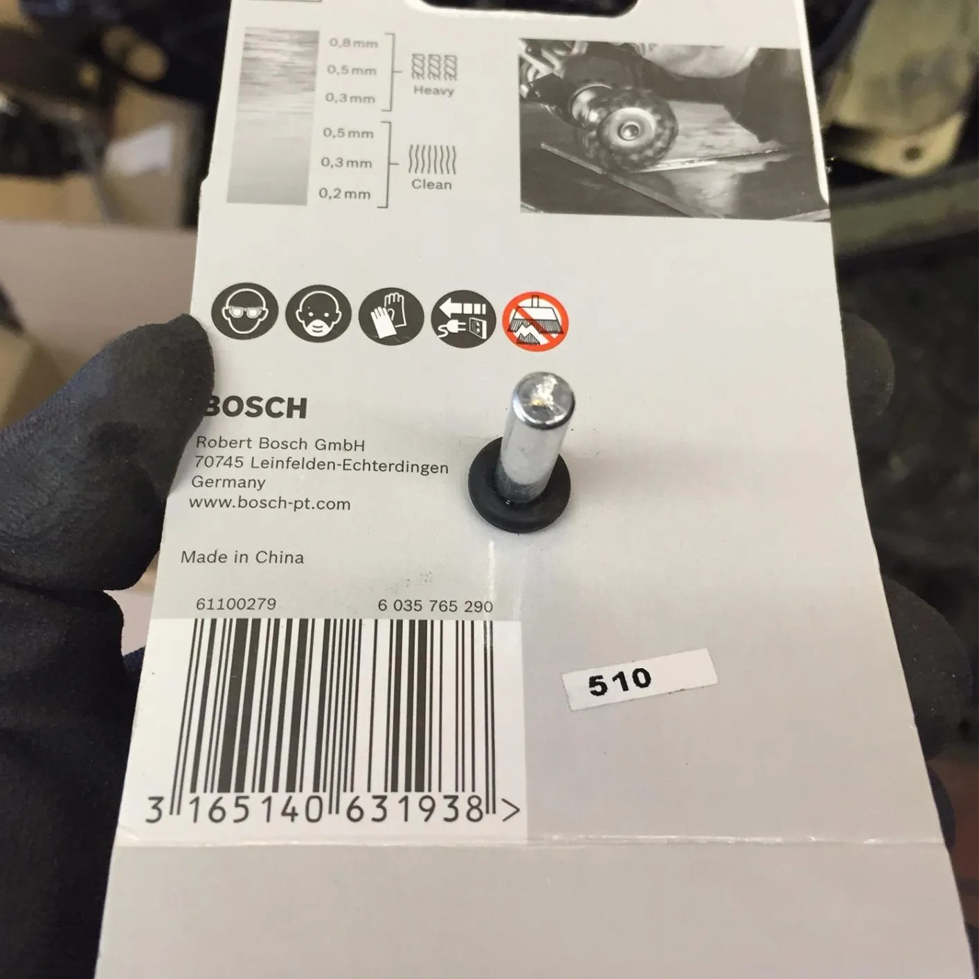 Bosch Expert PRO Metal Heavy spazzola disco filo intrecciato