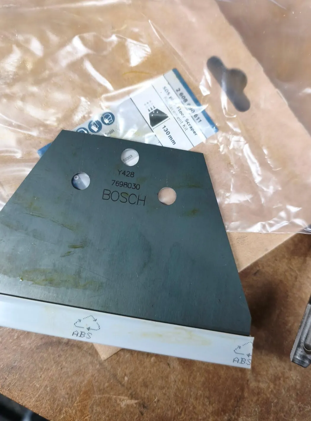 Bosch Expert PRO SDS plus ricambio raschietto 130mm