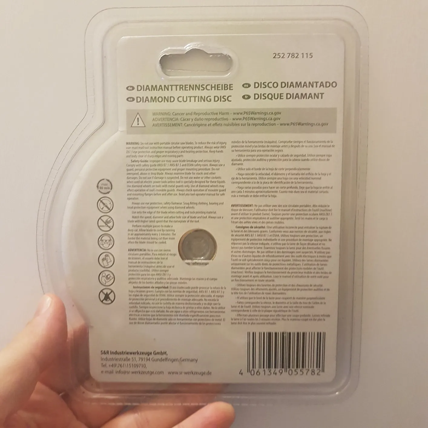 S&R Multi-Cut disco diamantato 115 mm multimateriale