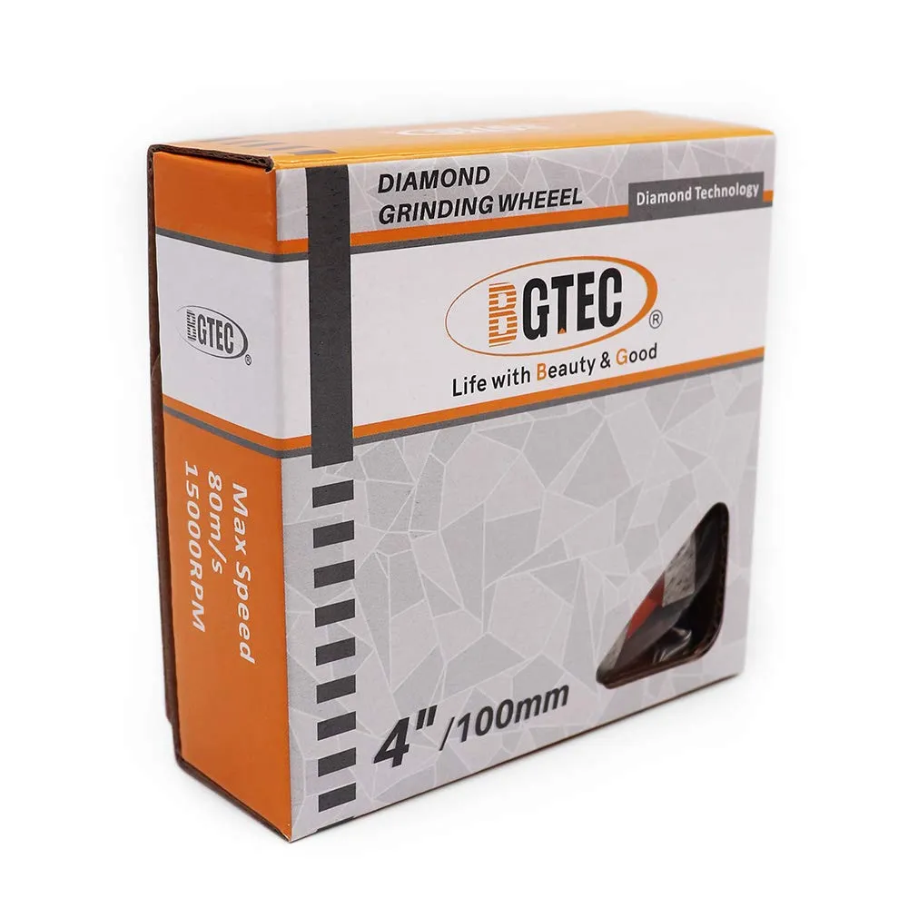 BGTEC Mola Diamantata 100mm M14 per Cemento 2 Pezzi