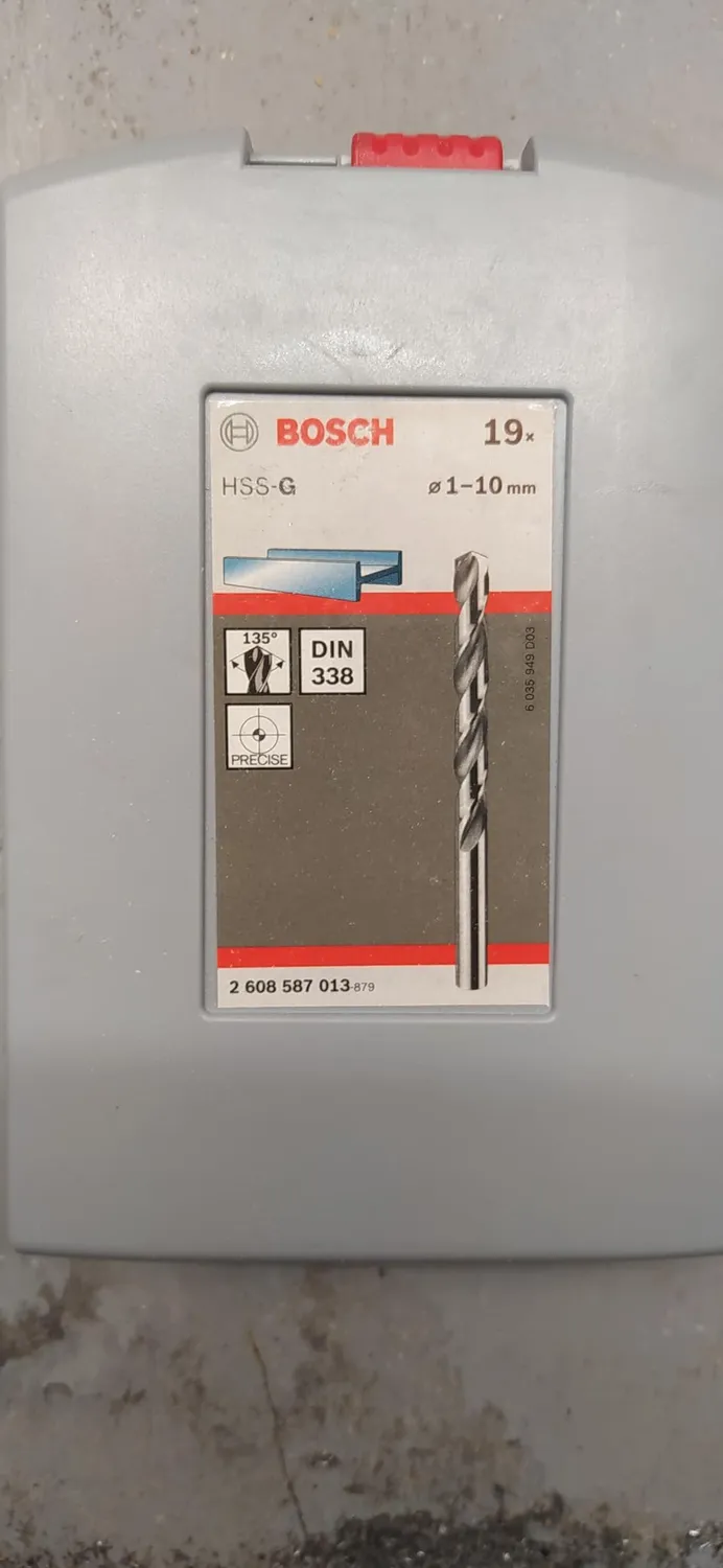 Bosch ProBox punte metallo HSS-G 1-10 mm 19 pezzi