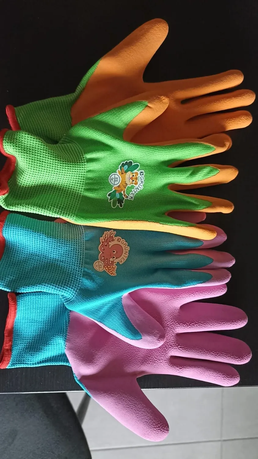 Grüntek Guanti Bambini Taglia 3 Lattice 4 Paia