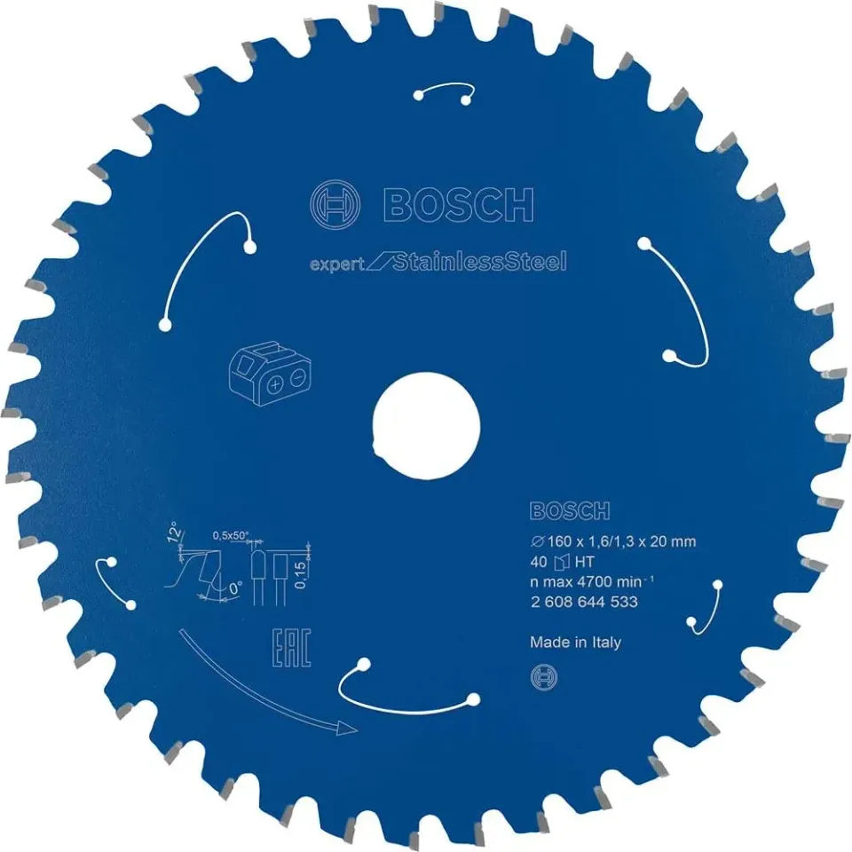 Bosch Expert for Stainless Steel lama circolare 160 mm inox