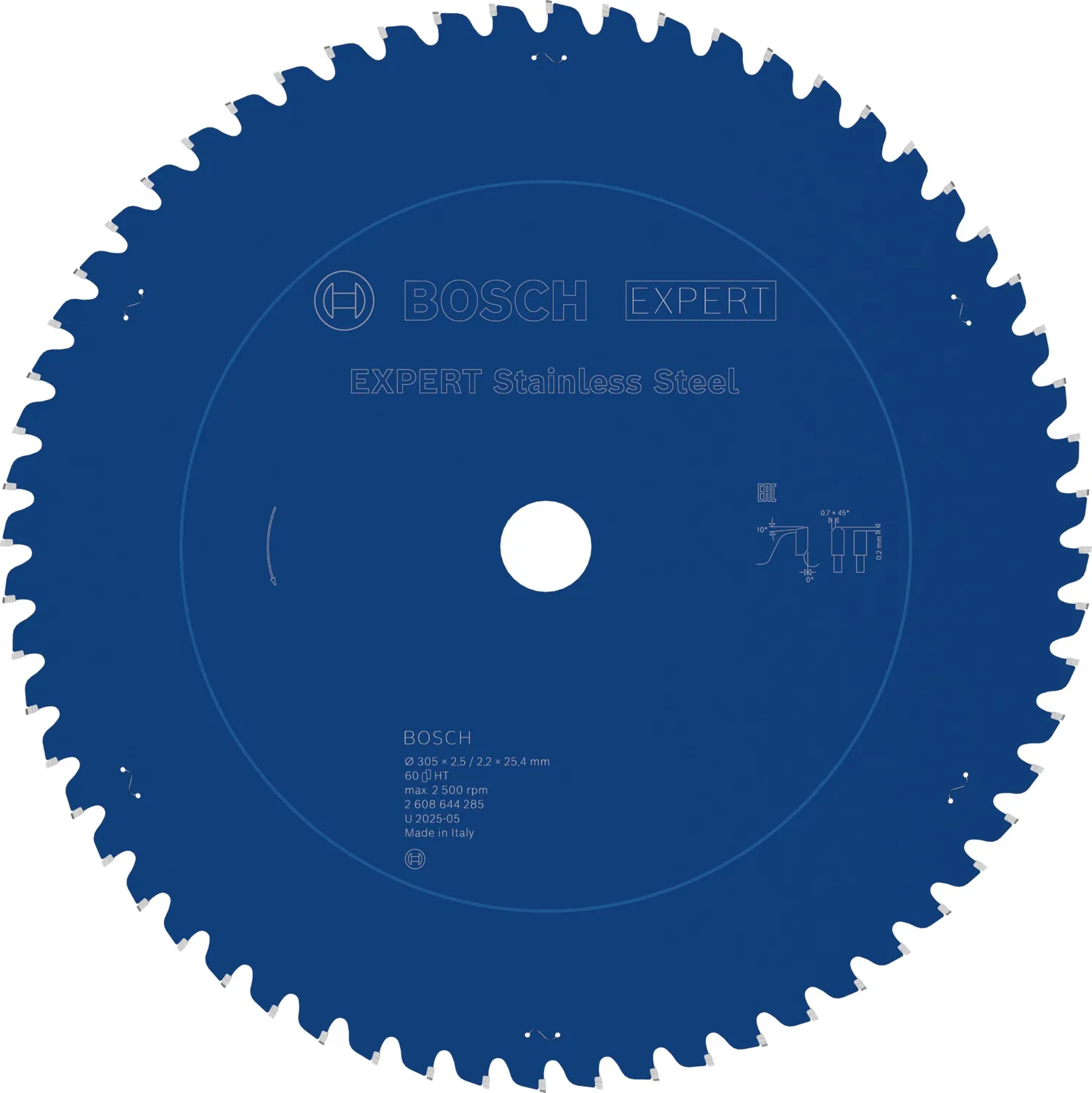 Bosch Expert lama circolare 305 mm 80 denti inox