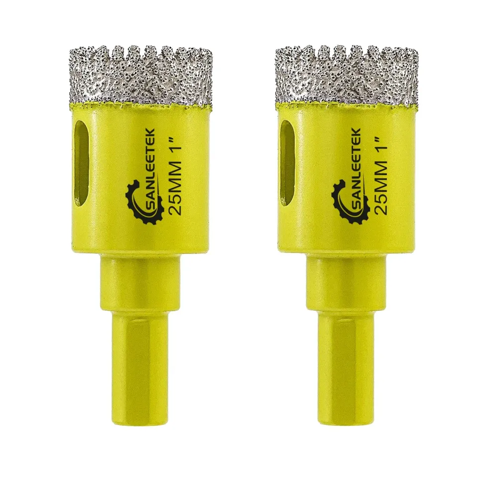 SANLEETEK fresa diamantata 25 mm 2 pezzi per granito