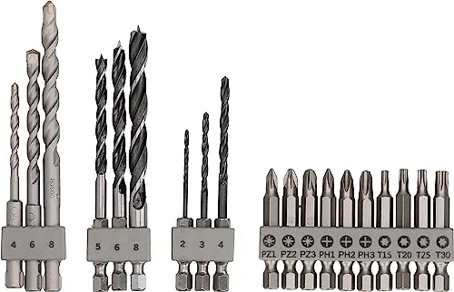 Bosch Uneo set 19 pezzi punte miste + bit SDS Quick