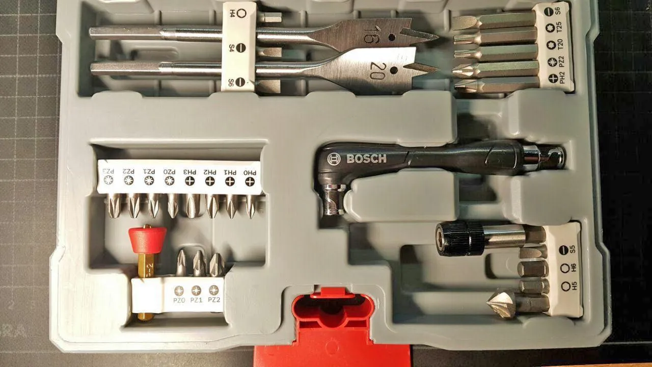 Bosch Expert X-Line set punte e bit 49pz legno metallo cemento