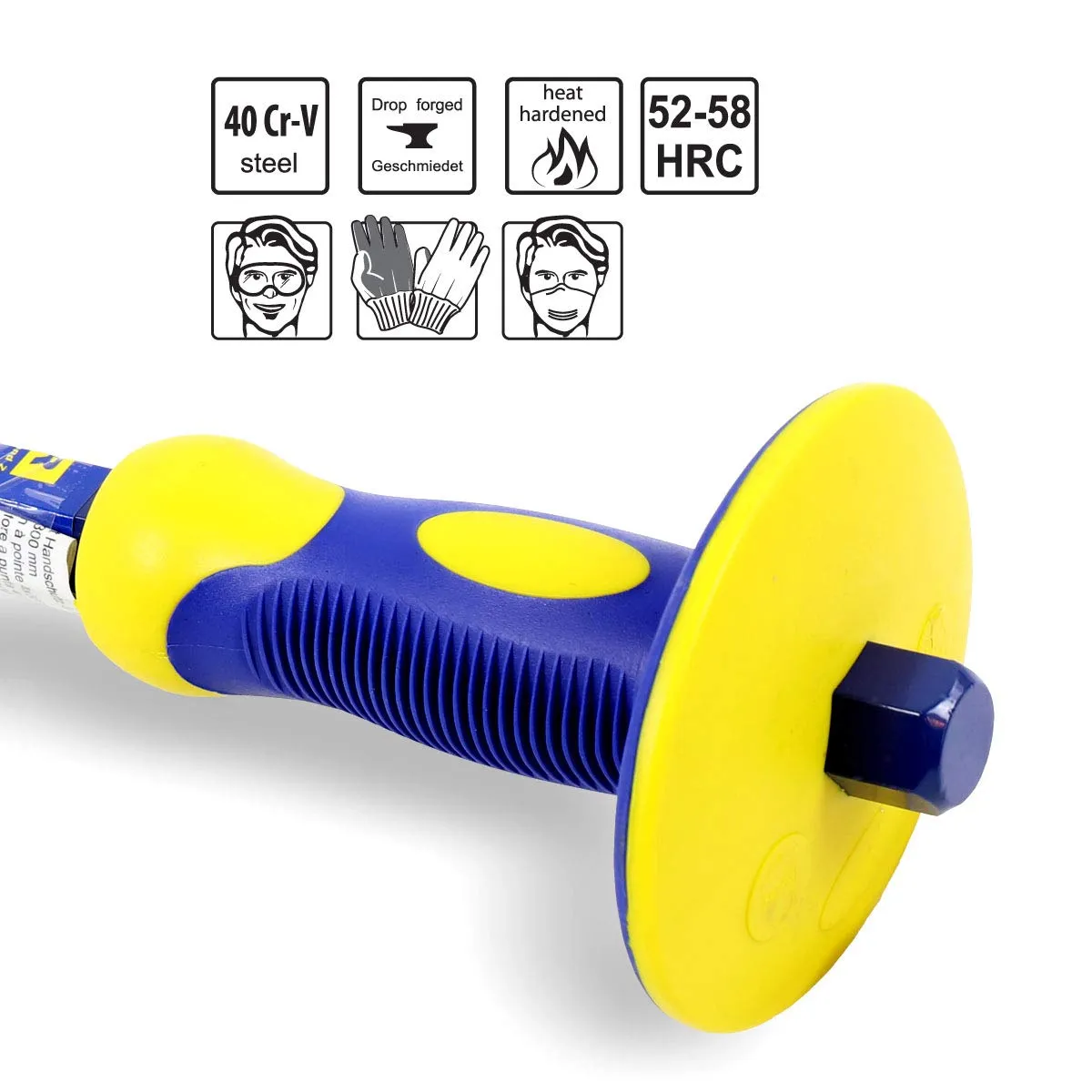 S&R Scalpello a punta 295x4 mm paracolpo cemento
