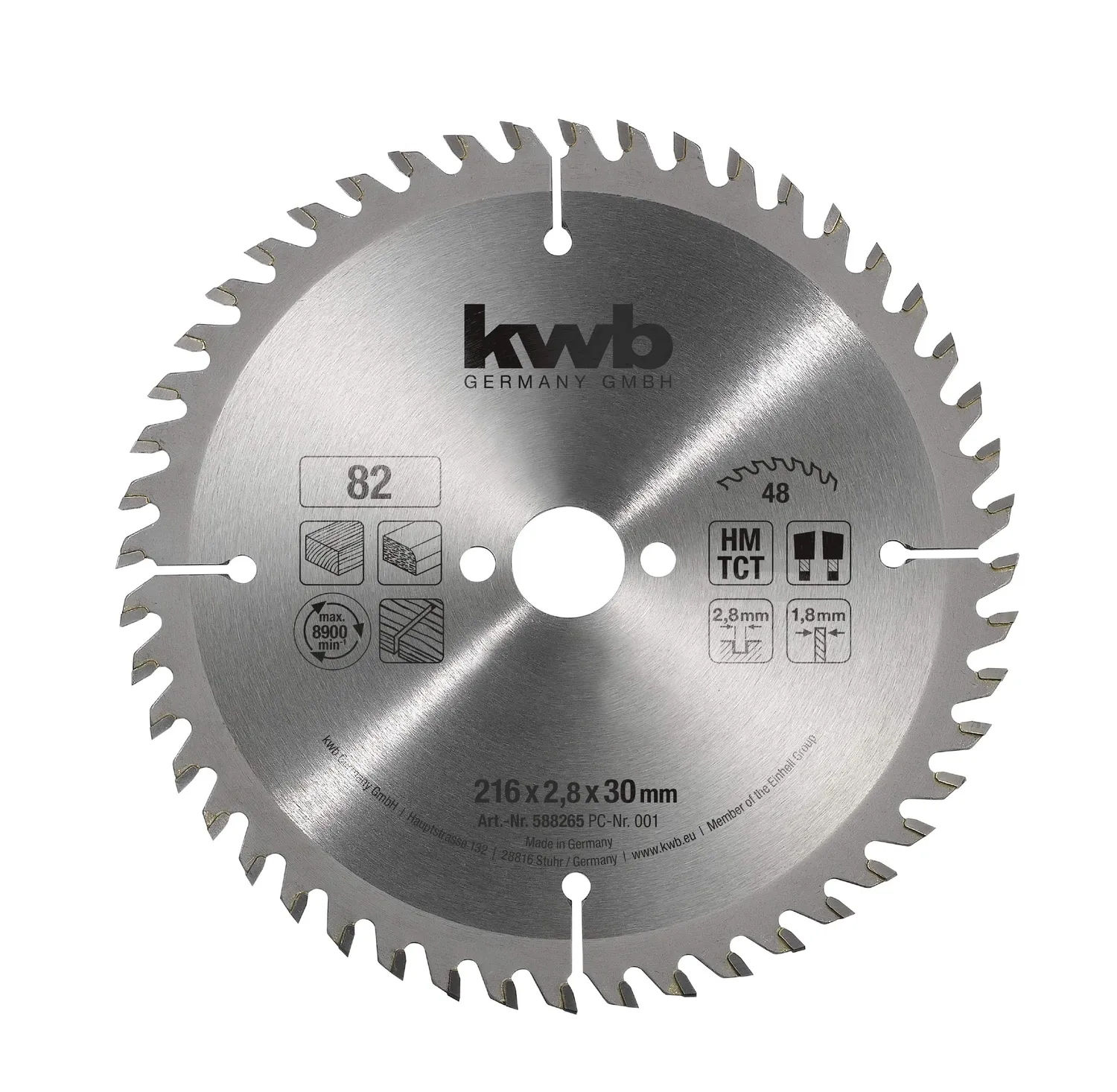KWB Expert lama circolare 210x30 mm legno taglio rapido