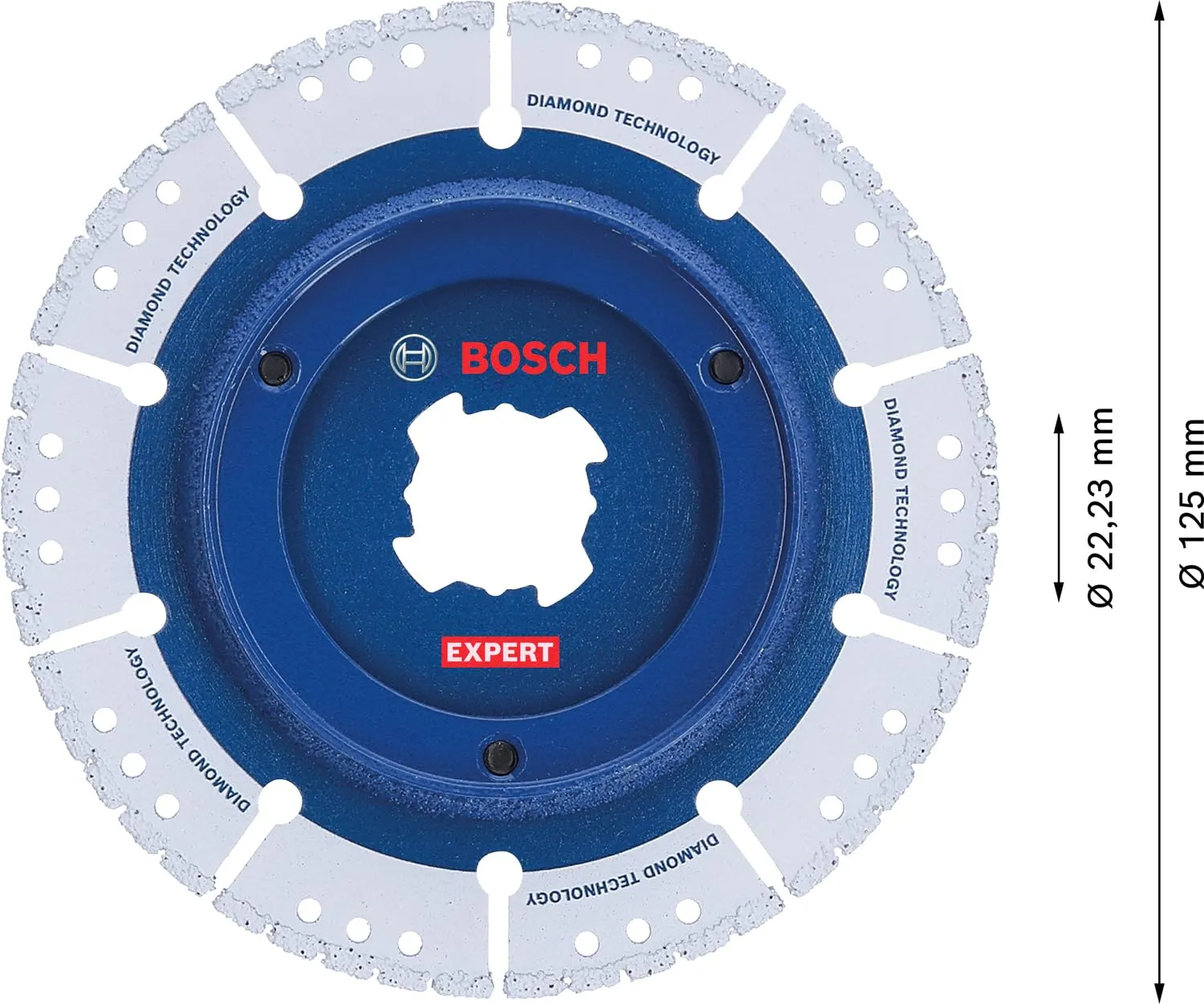 Bosch Expert Diamond Pipe Cut disco 125 mm X-LOCK