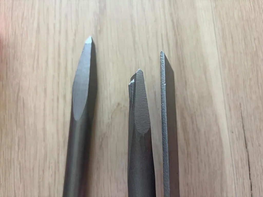 Schwabenbach SDS-Plus scalpelli 250 mm set 3 pezzi acciaio