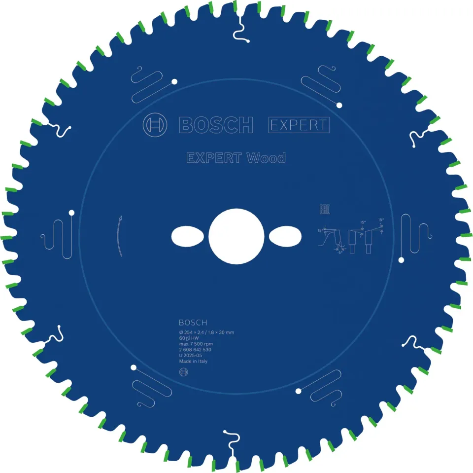 Bosch Expert for Wood lama circolare 254x30 60 denti legno