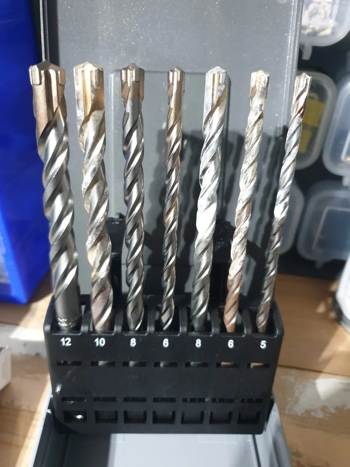 S&R Punte SDS Plus 4 Plus 7 pz 5-12 mm Cemento Armato