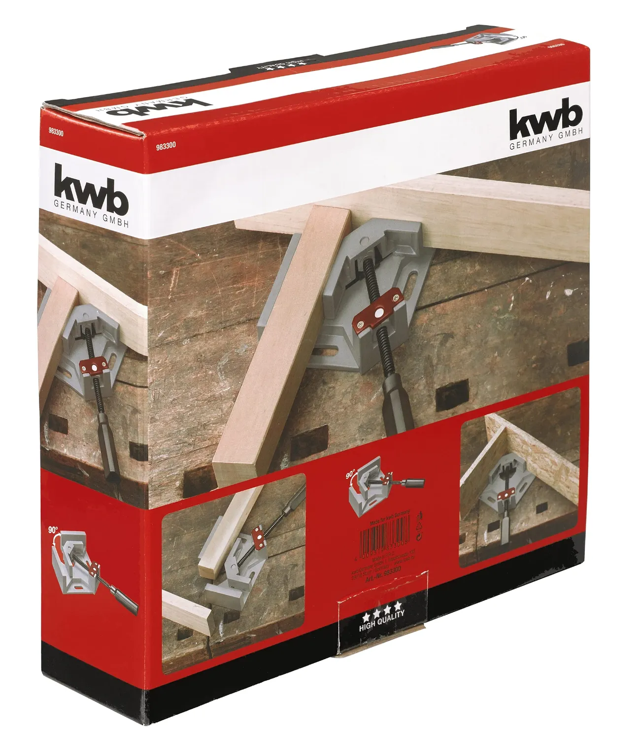 KWB 983300 morsetto angolare 90° alluminio 68 mm