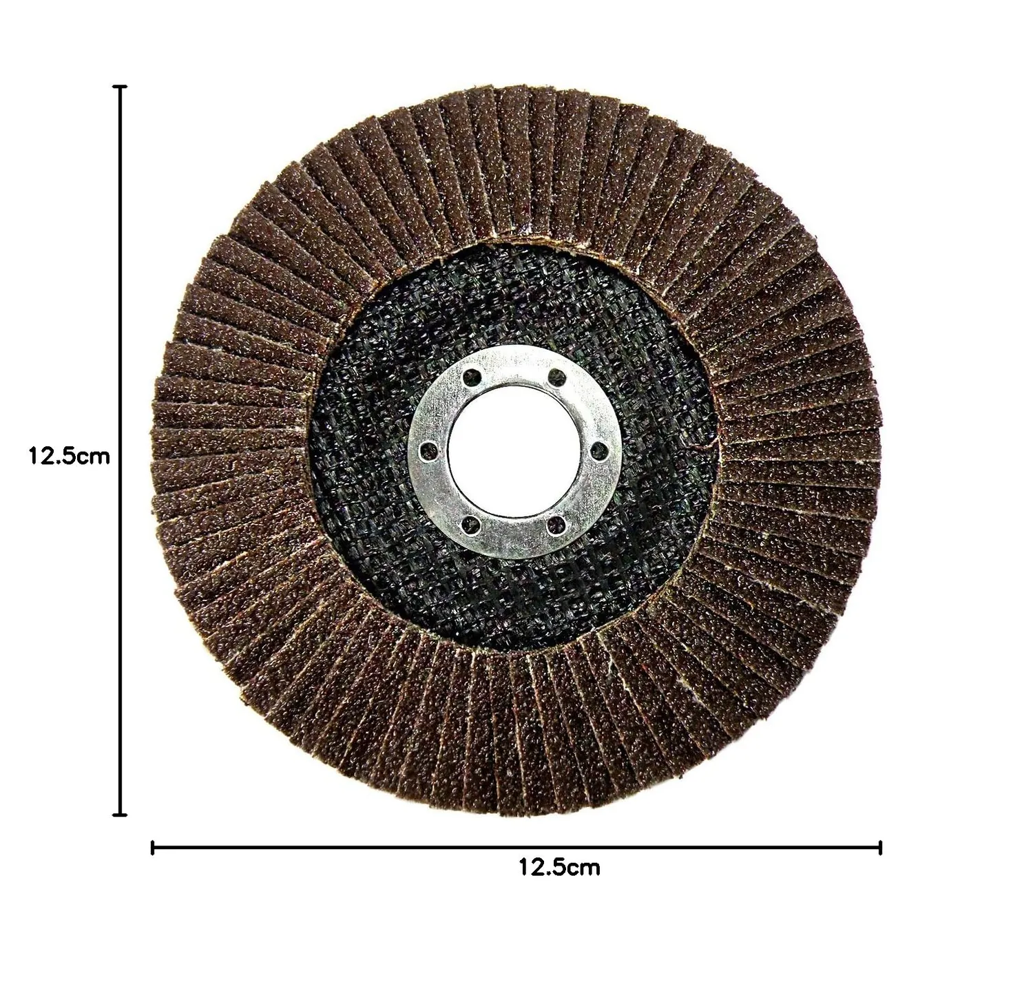 S&R Dischi Lamellari 125 mm Grana 40 per Smerigliatrice 5pz