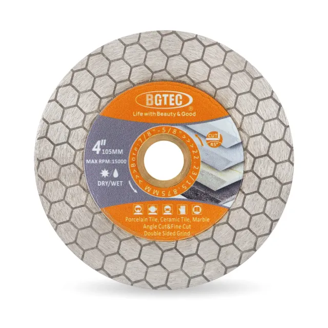 BGTEC disco diamantato 105 mm piastrelle ceramica