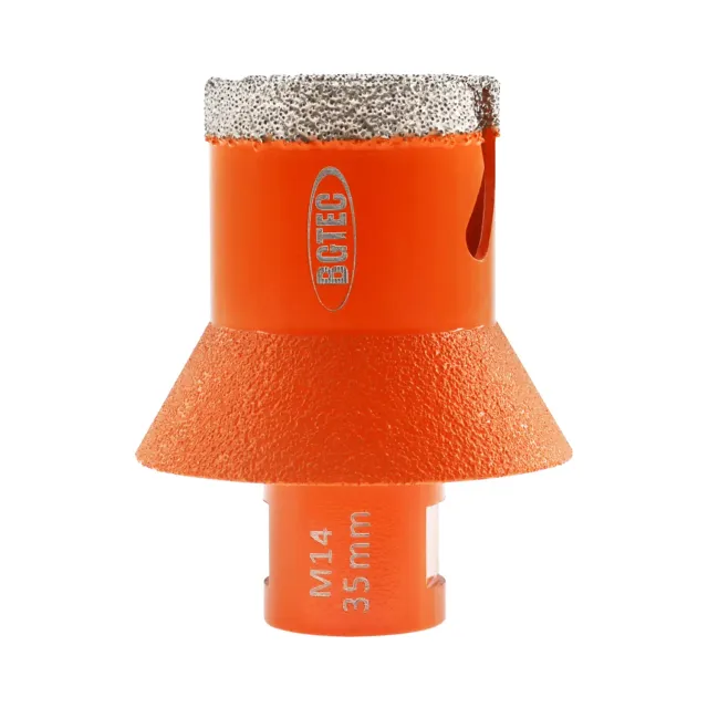 BGTEC punta diamantata M14 35 mm svasatore gres granito