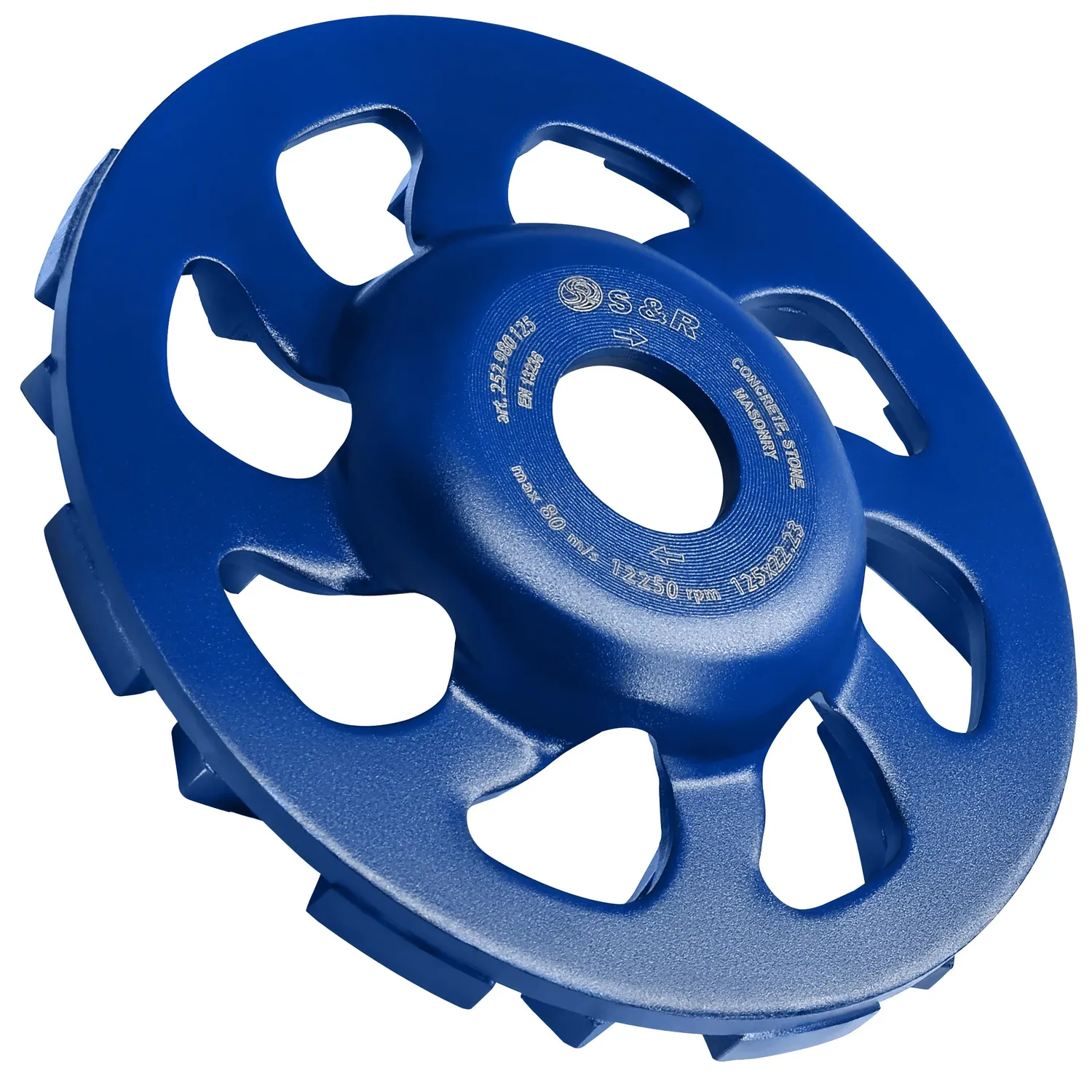S&R Mola a Tazza Diamantata 125 mm per Cemento