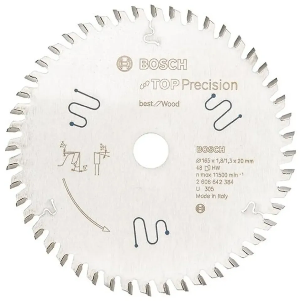 Bosch Expert Top Precision Lama Circolare 165x20 48 Denti