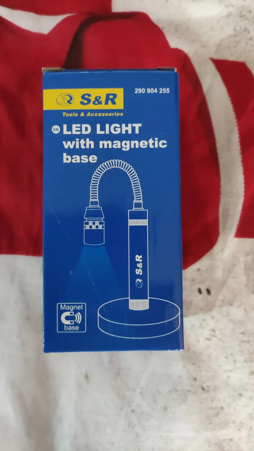 S&R Lampada ispezione LED magnetica 3 LED flessibile