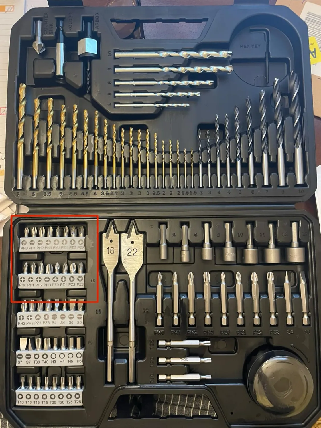 Bosch Expert set punte e bit legno pietra metallo 103 pezzi
