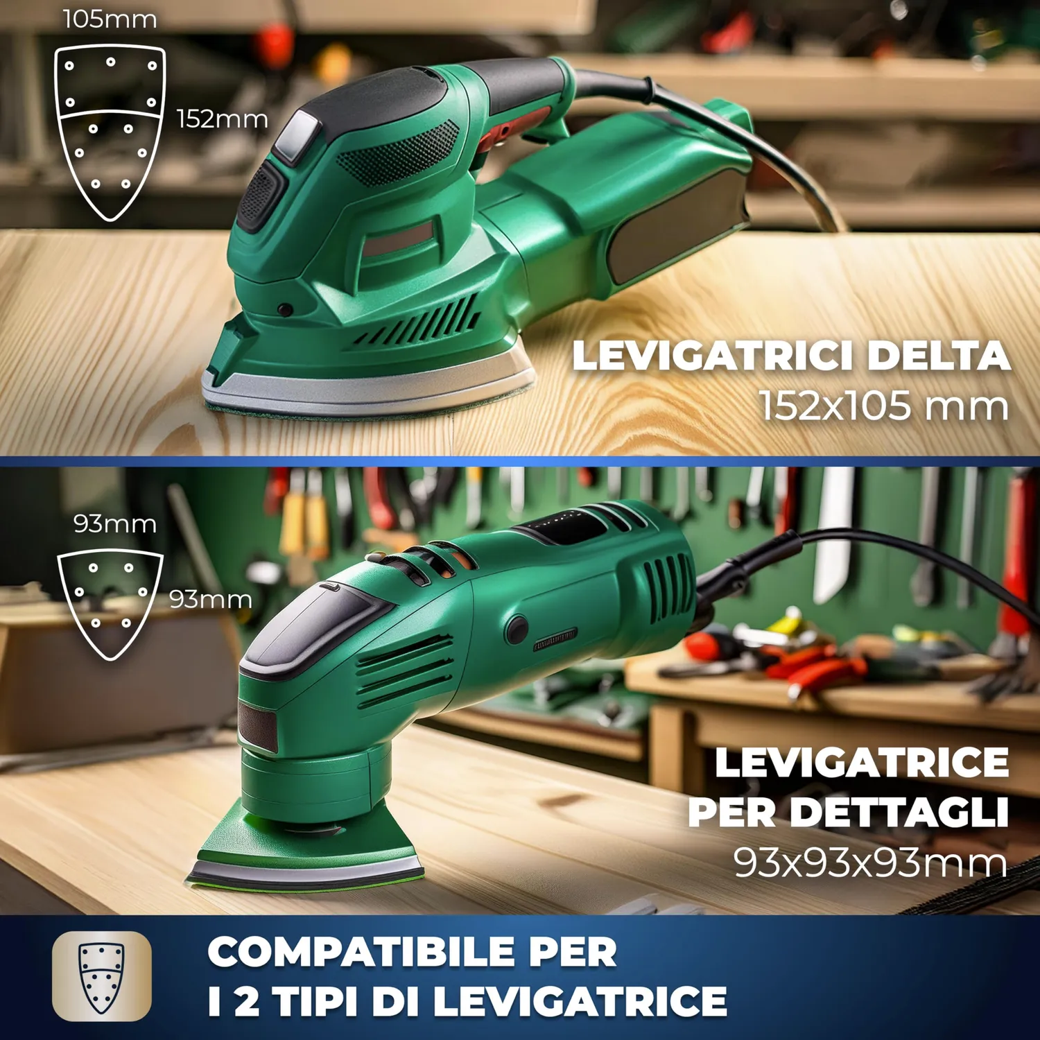S&R Carta Vetrata Triangolare 152x105 60 Fogli P40-P240