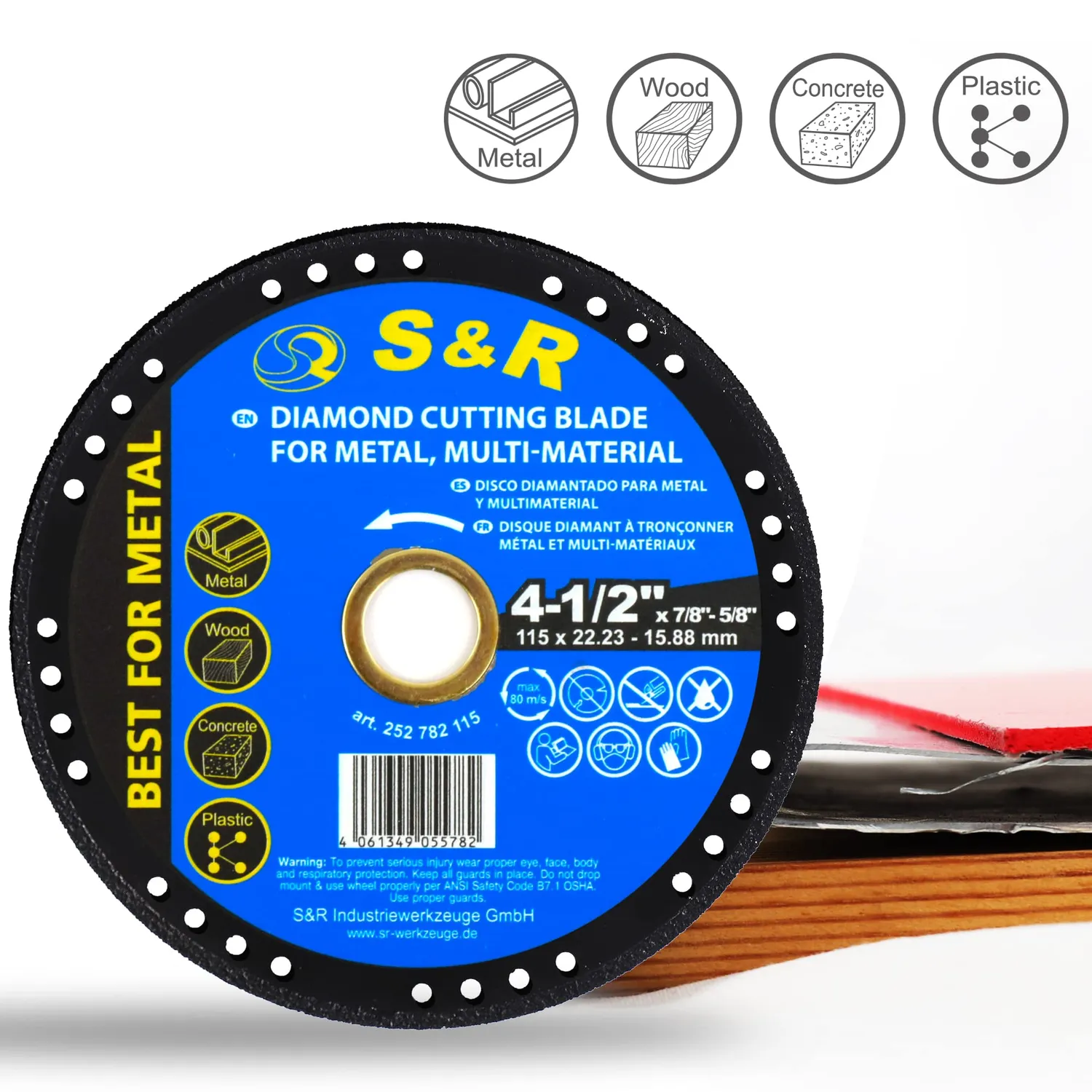 S&R Multi-Cut disco diamantato 115 mm multimateriale