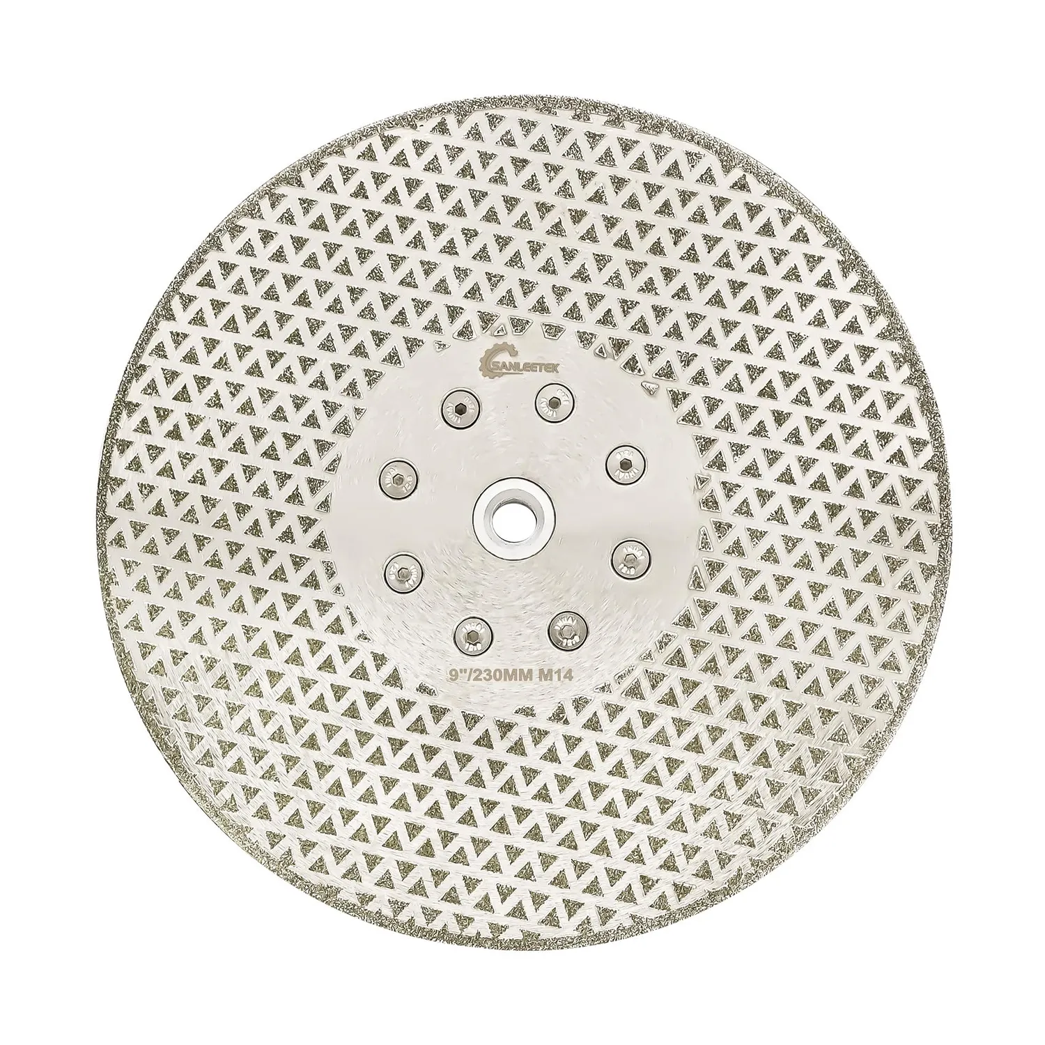 SANLEETEK Disco Diamantato 115 mm M14 Doppio Lato per gres marmo