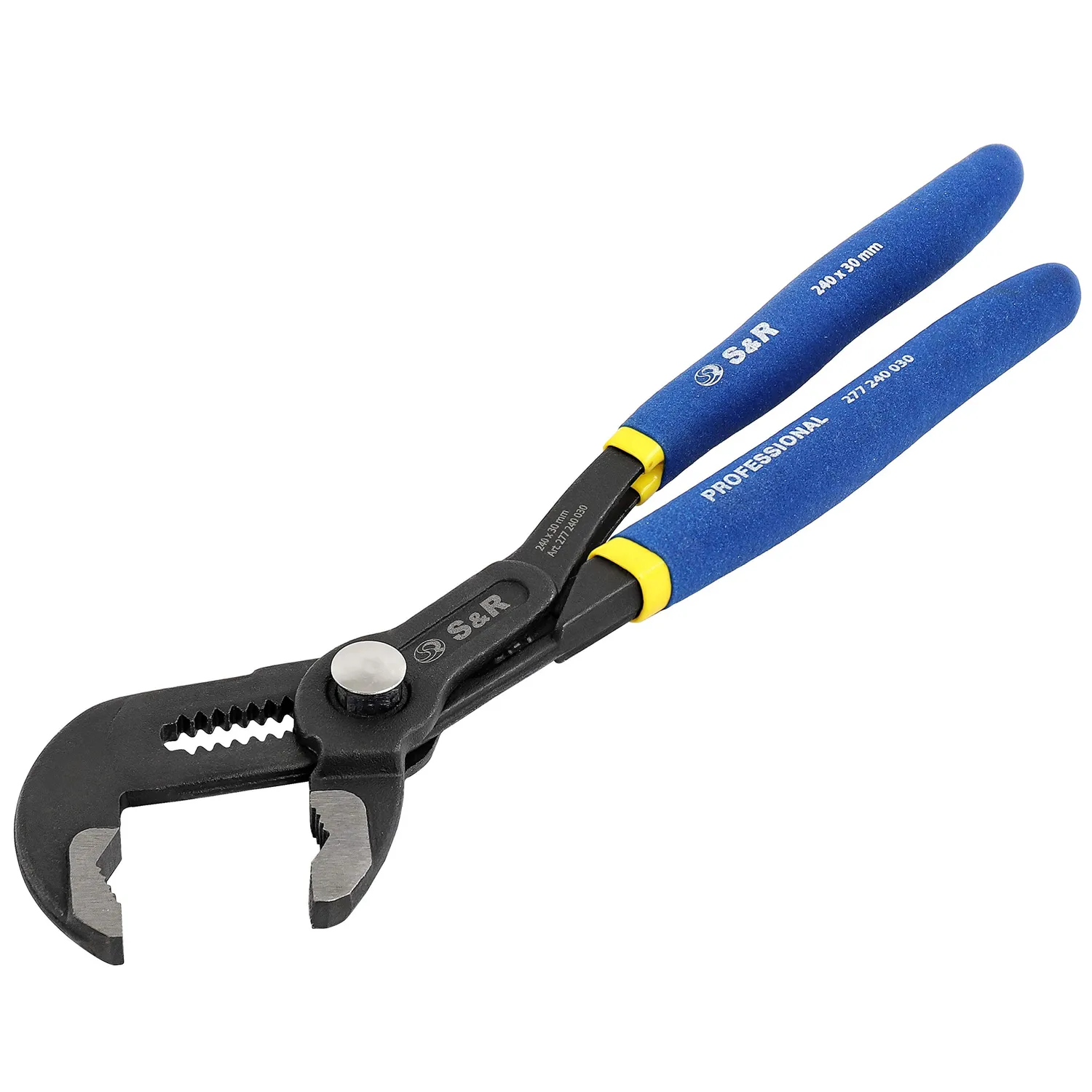S&R pinza pappagallo regolabile 240x30 mm Cr-V