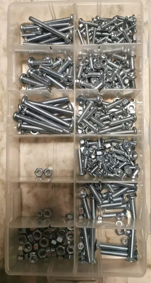 S&R WERKFIX kit viti e dadi 320 pezzi M3-M5