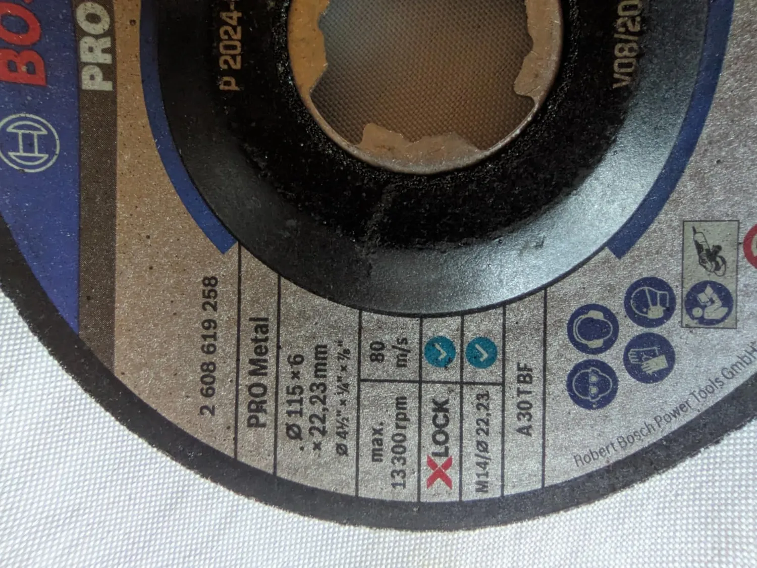 Bosch Expert mola da sbavo metallo X-Lock 125x6 mm