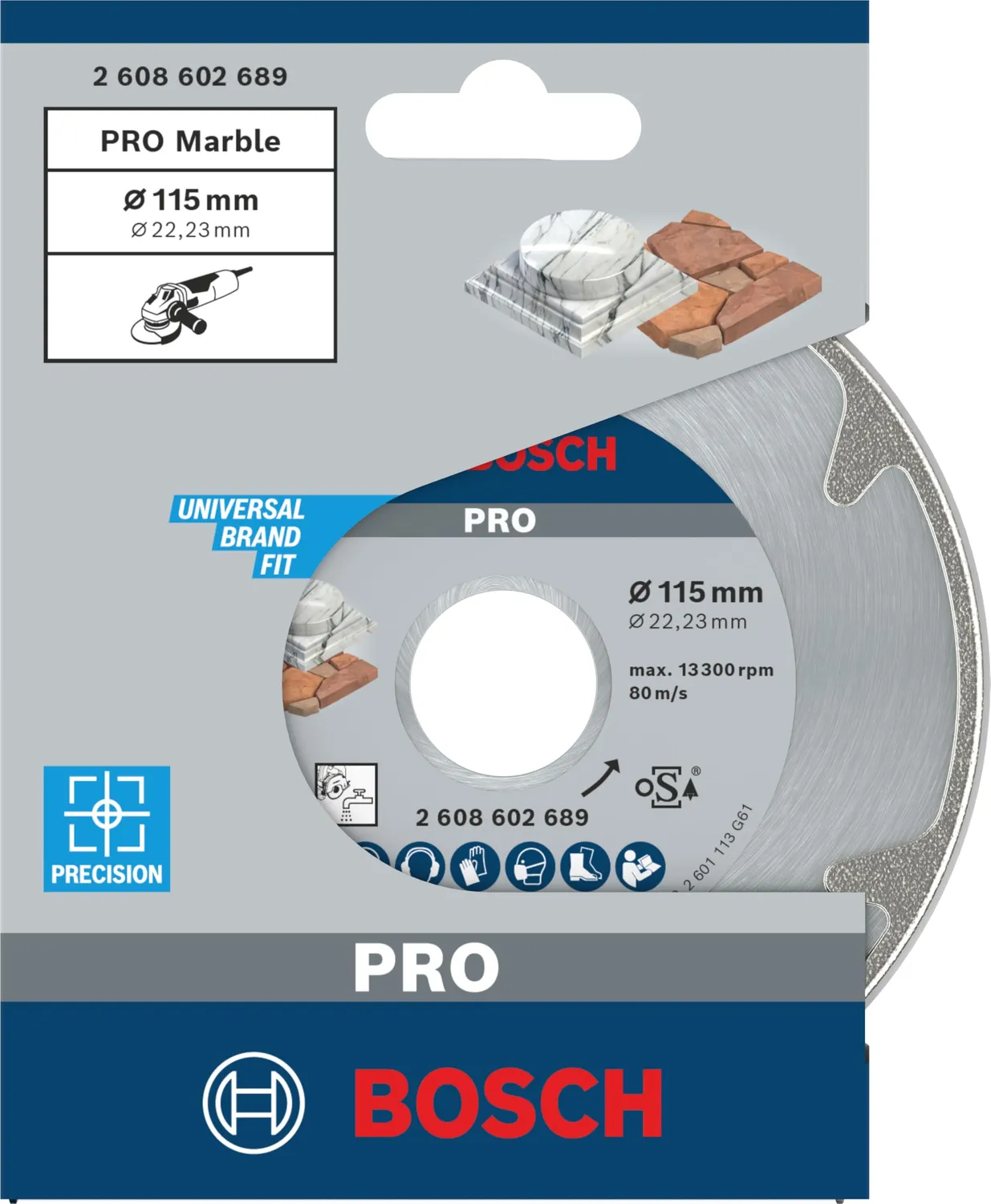 Bosch Expert disco diamantato PRO Marble 115 mm marmo