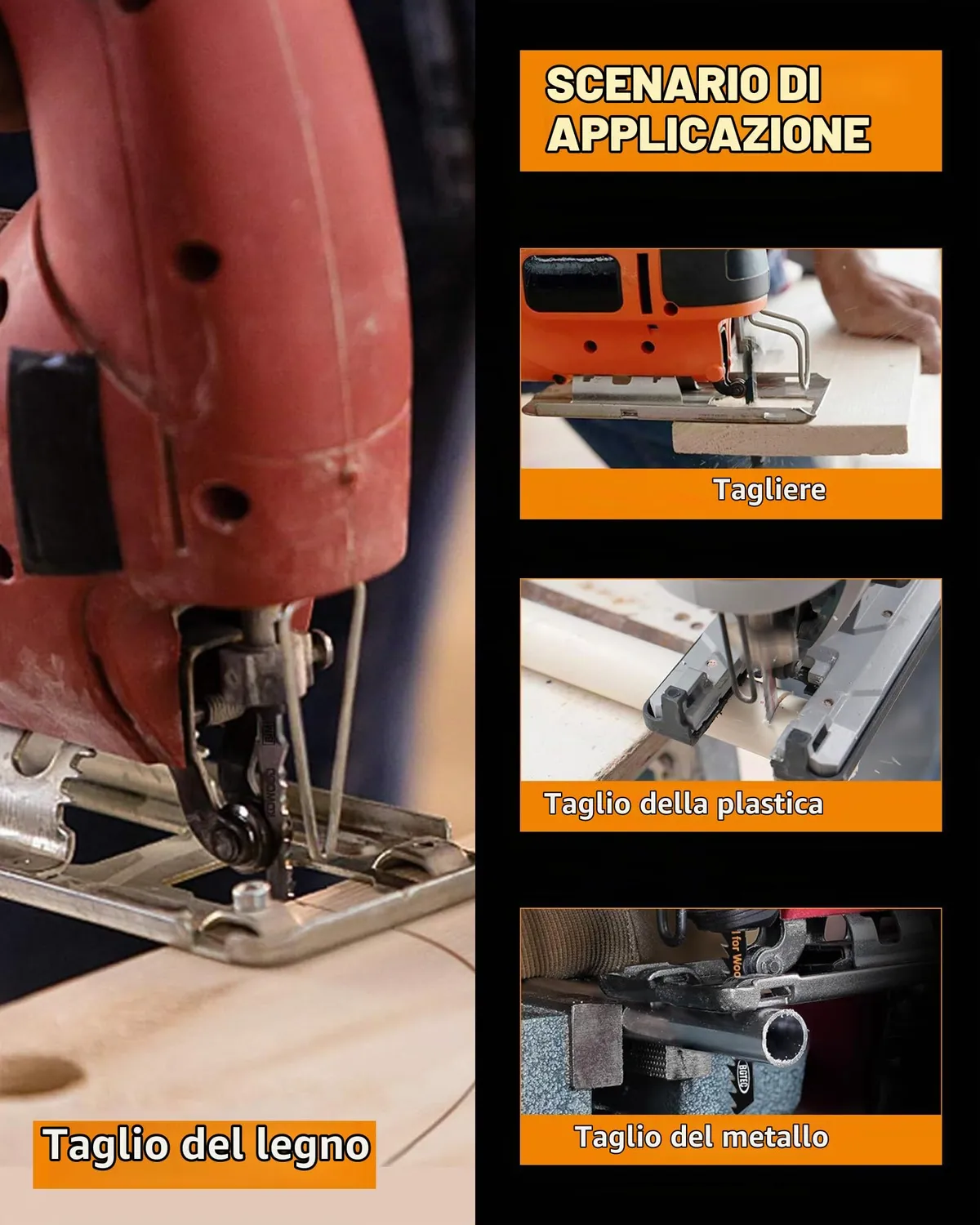 BGTEC set lame seghetto alternativo 50 pz attacco T HCS HSS