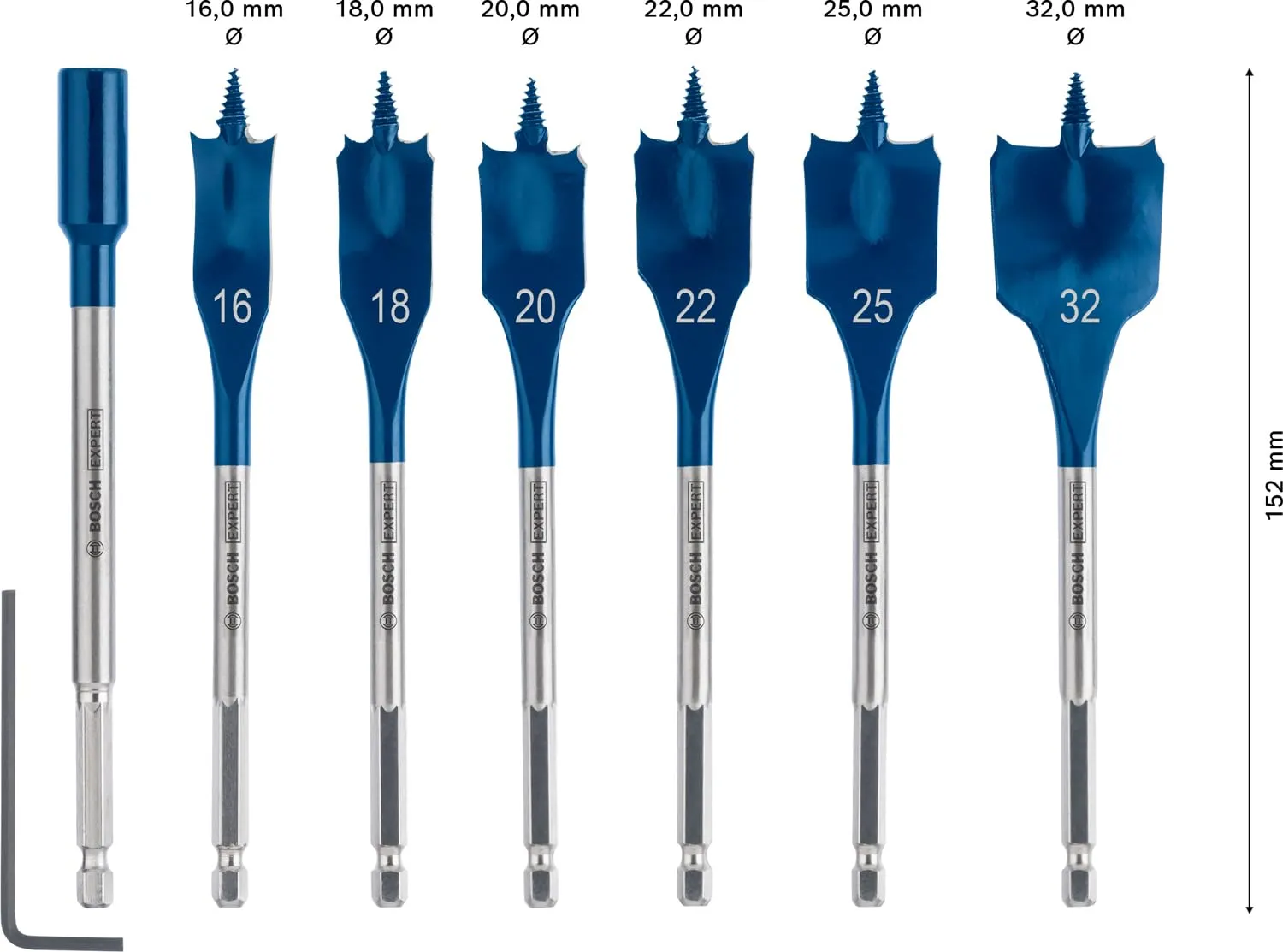 Bosch Expert Self Cut Speed Mecchie Spada 16-32mm 7pz