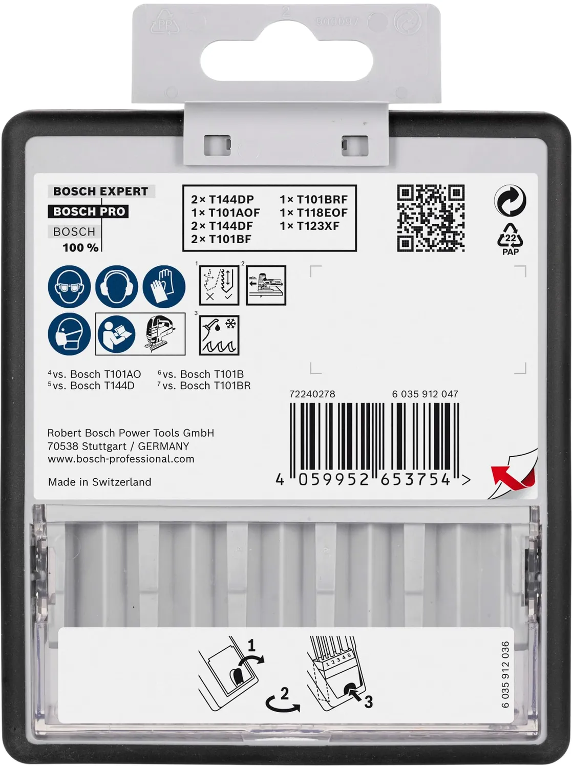 Bosch Expert PRO Wood and Metal lame seghetto 10 pz 100 mm