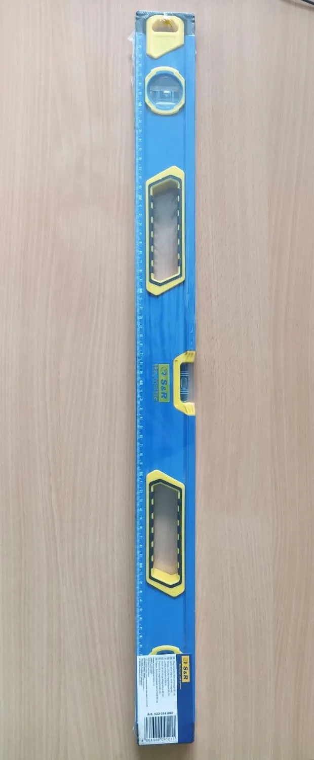 S&R livella a bolla magnetica 60 cm alluminio 0,5 mm/m