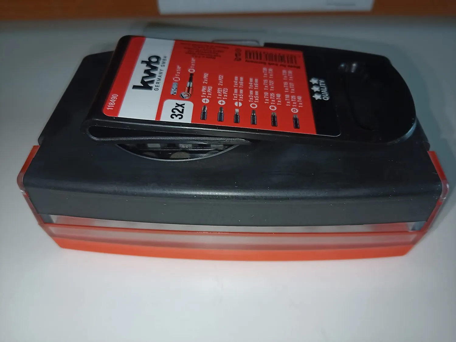 KWB 118490 set inserti 32 pezzi CrV magnetico