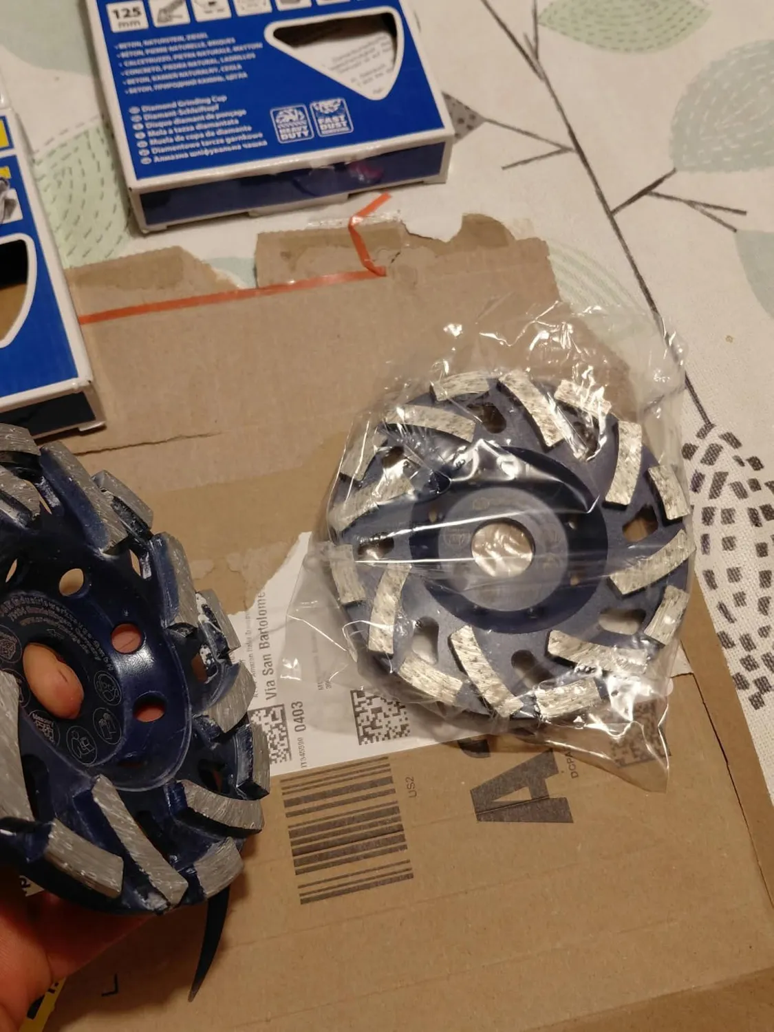 S&R Mola a Tazza Diamantata 125 mm per Cemento