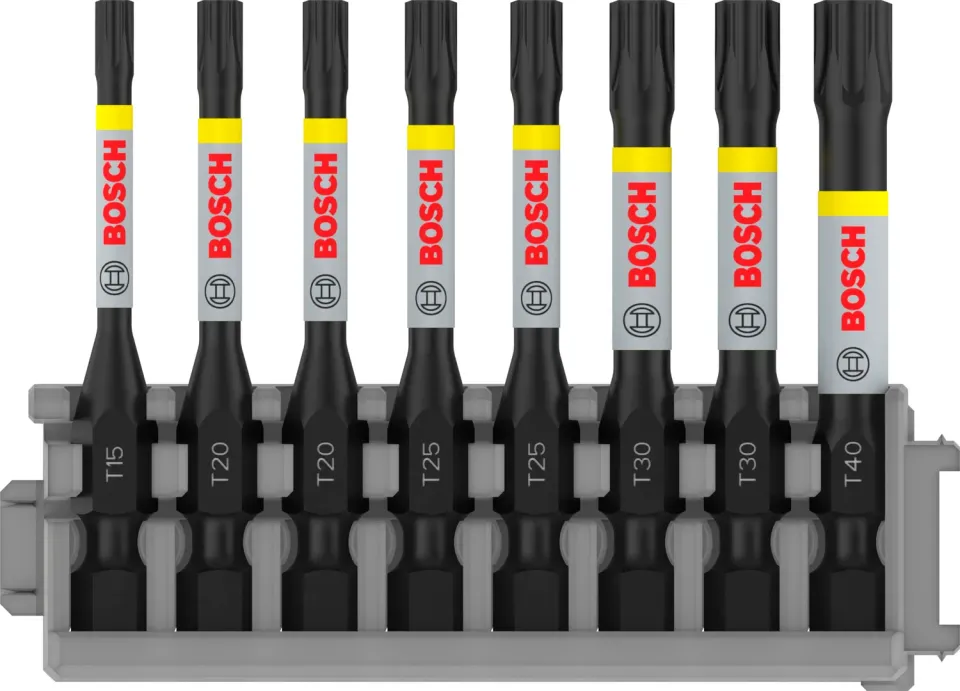 Bosch Expert bit Impact Torx 50 mm set 8 pezzi T15-T40