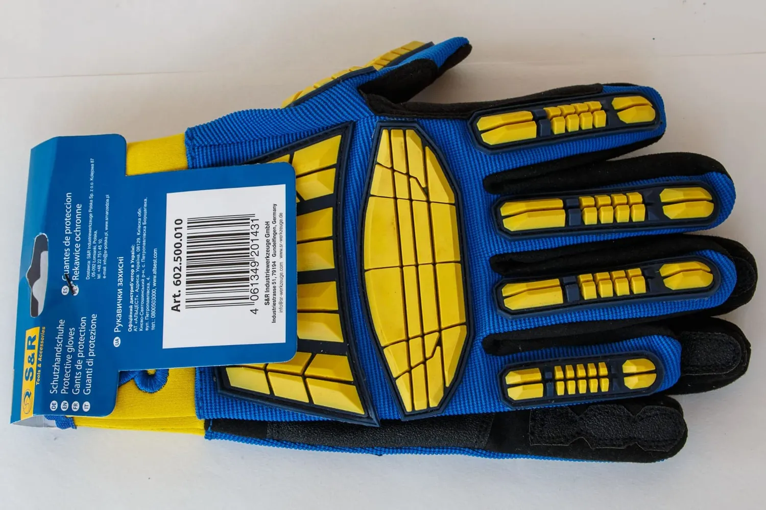 S&R guanti lavoro pelle XL 10 4 paia cuoio