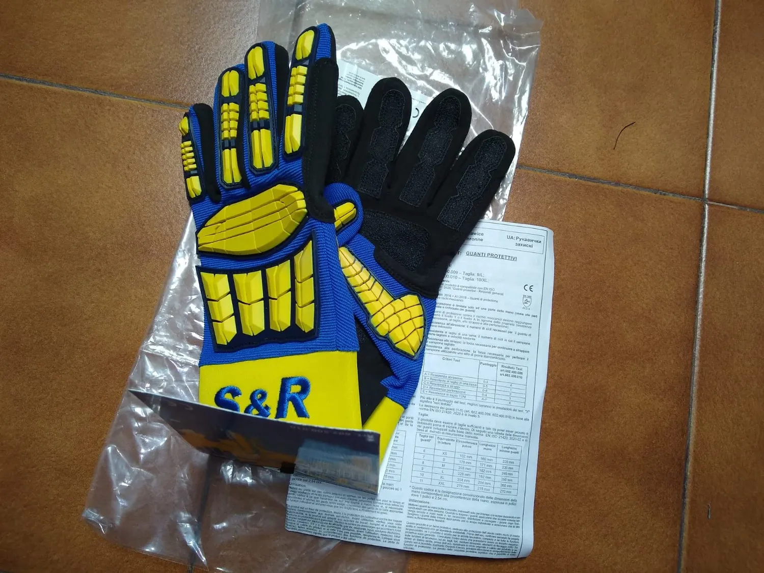 S&R guanti lavoro pelle XL 10 4 paia cuoio