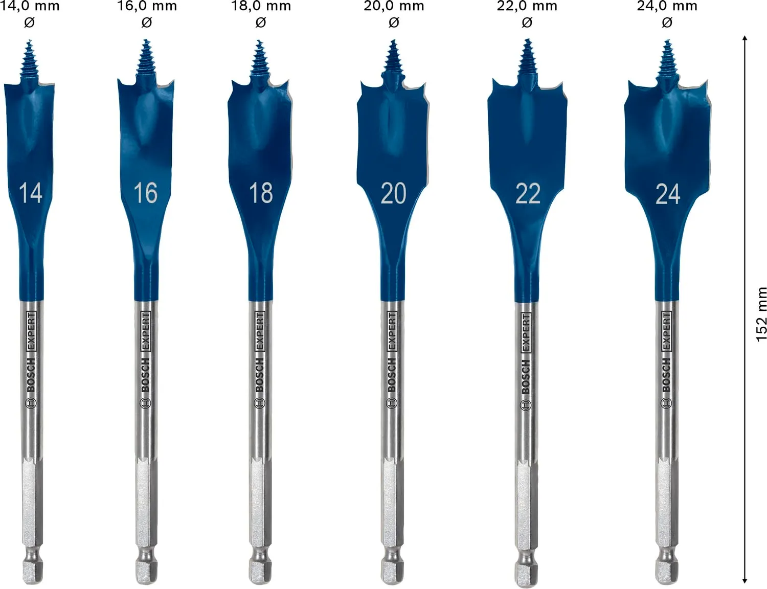 Bosch Expert Self Cut Speed Mecchie Spada 14-24mm 6pz