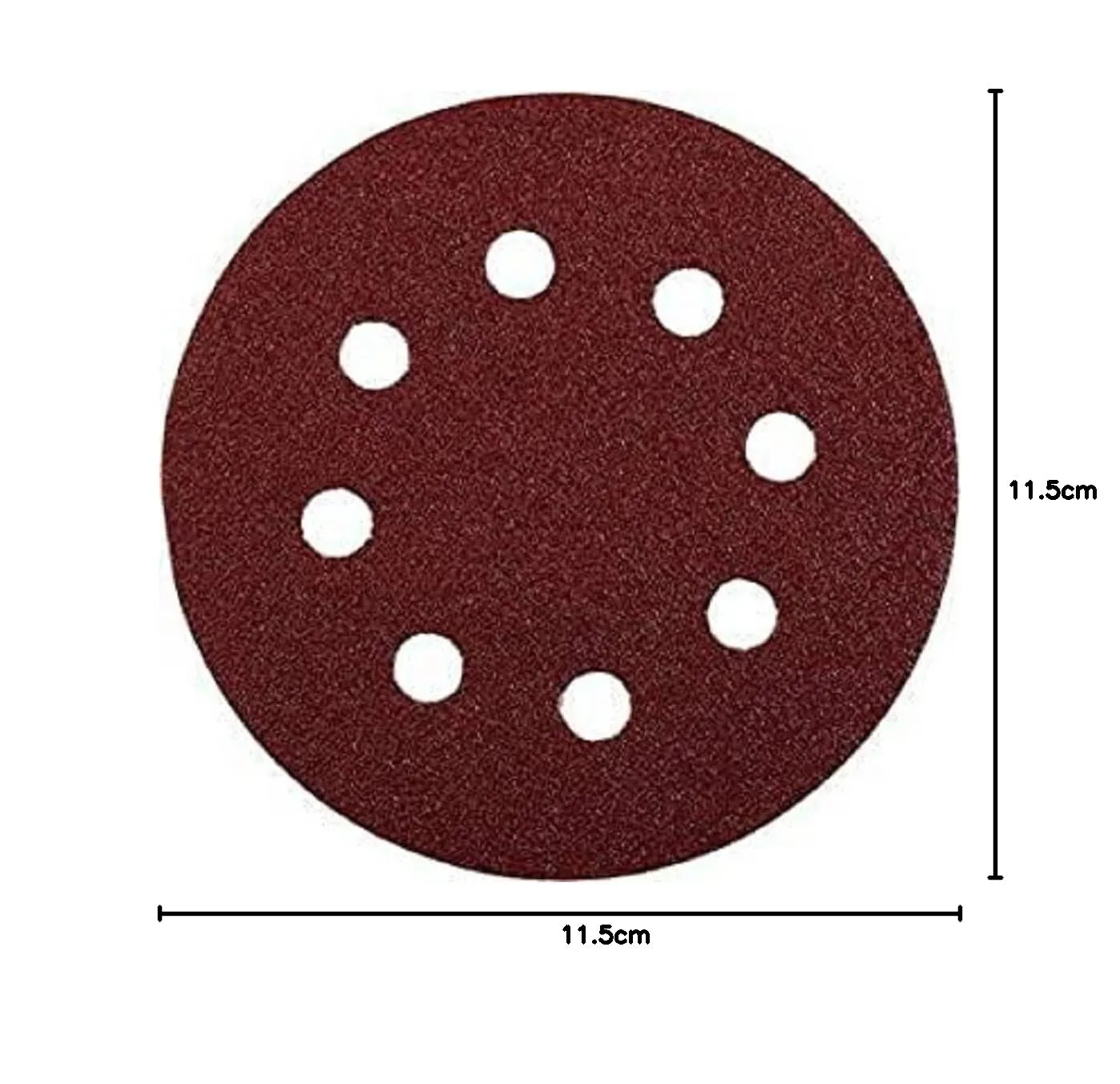 KWB 4918-12 dischi abrasivi 115 mm perforati Quick-Stick