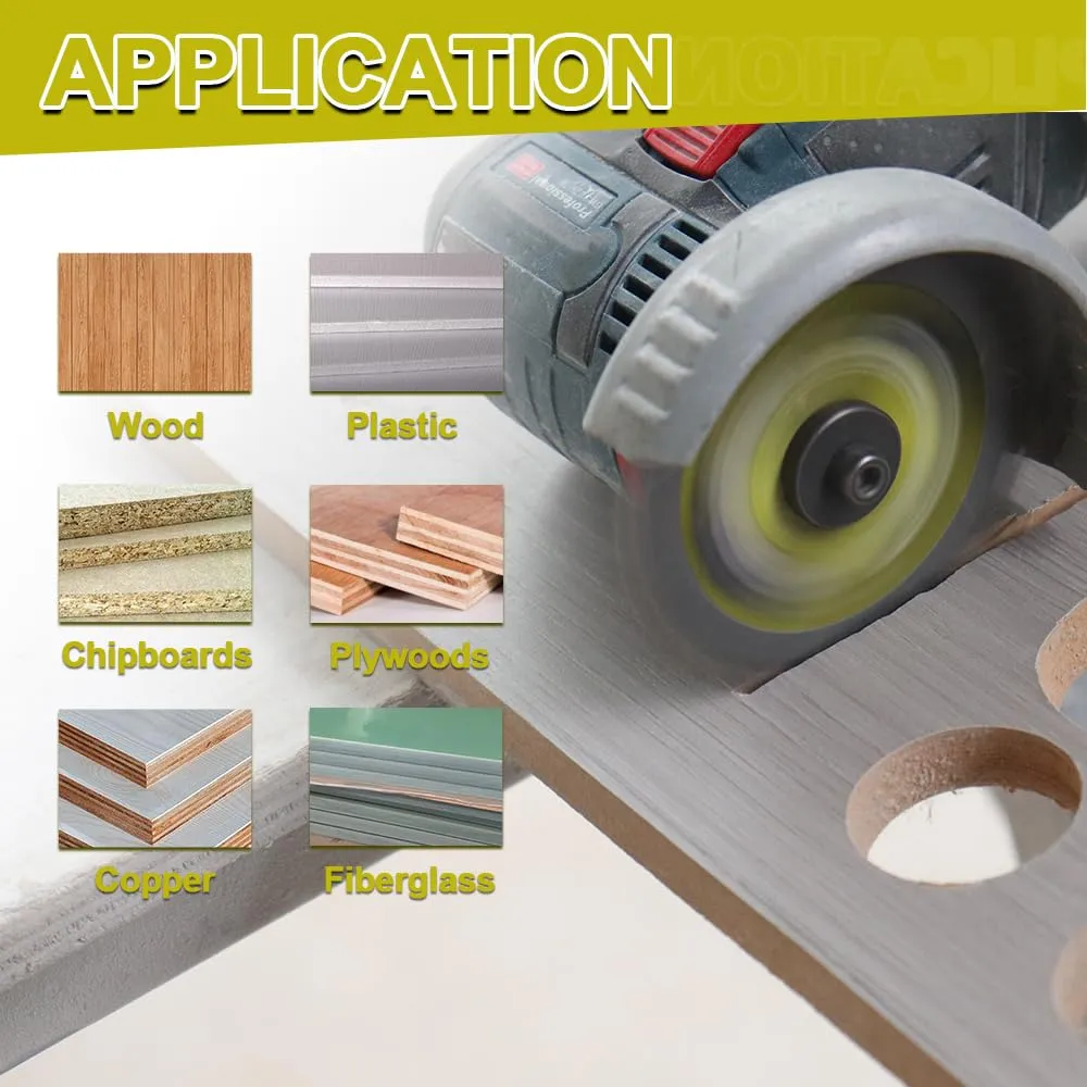 Sanleetek Lama Circolare 75 mm per Legno 5 Pezzi TCT
